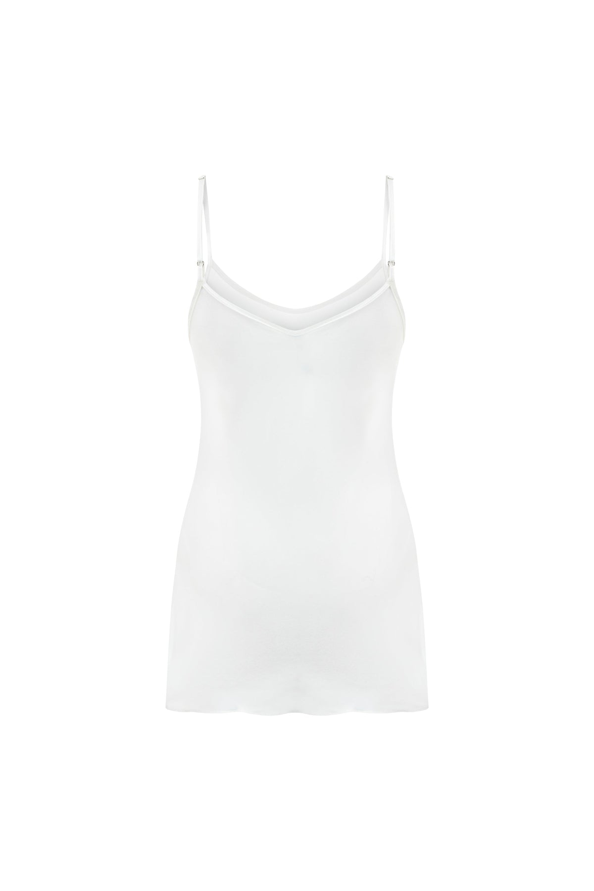 Luna Silk Halter Top White