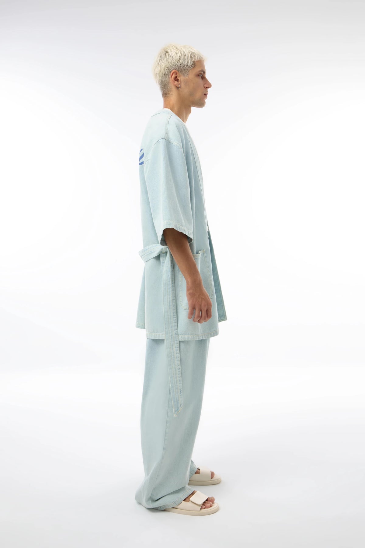 Midground-Baskılı Unisex Denim Kimono-Kimono-2-roqelvaxirum.shop