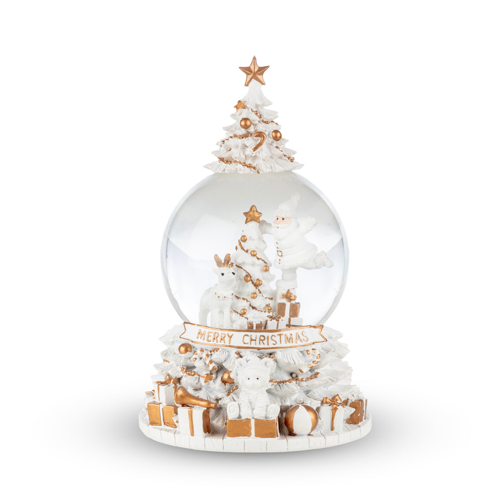Milagron Home-Noel Baba Figürlü Müzikli Kar Küresi-Kar Küreleri-2-roqelvaxirum.shop