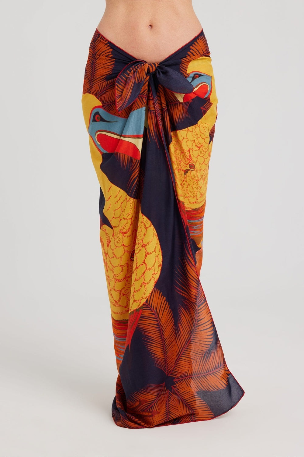 Mokoshe-Dodo’s Paradise & Navy Blue And Yellow-Şal & Fular-7-roqelvaxirum.shop