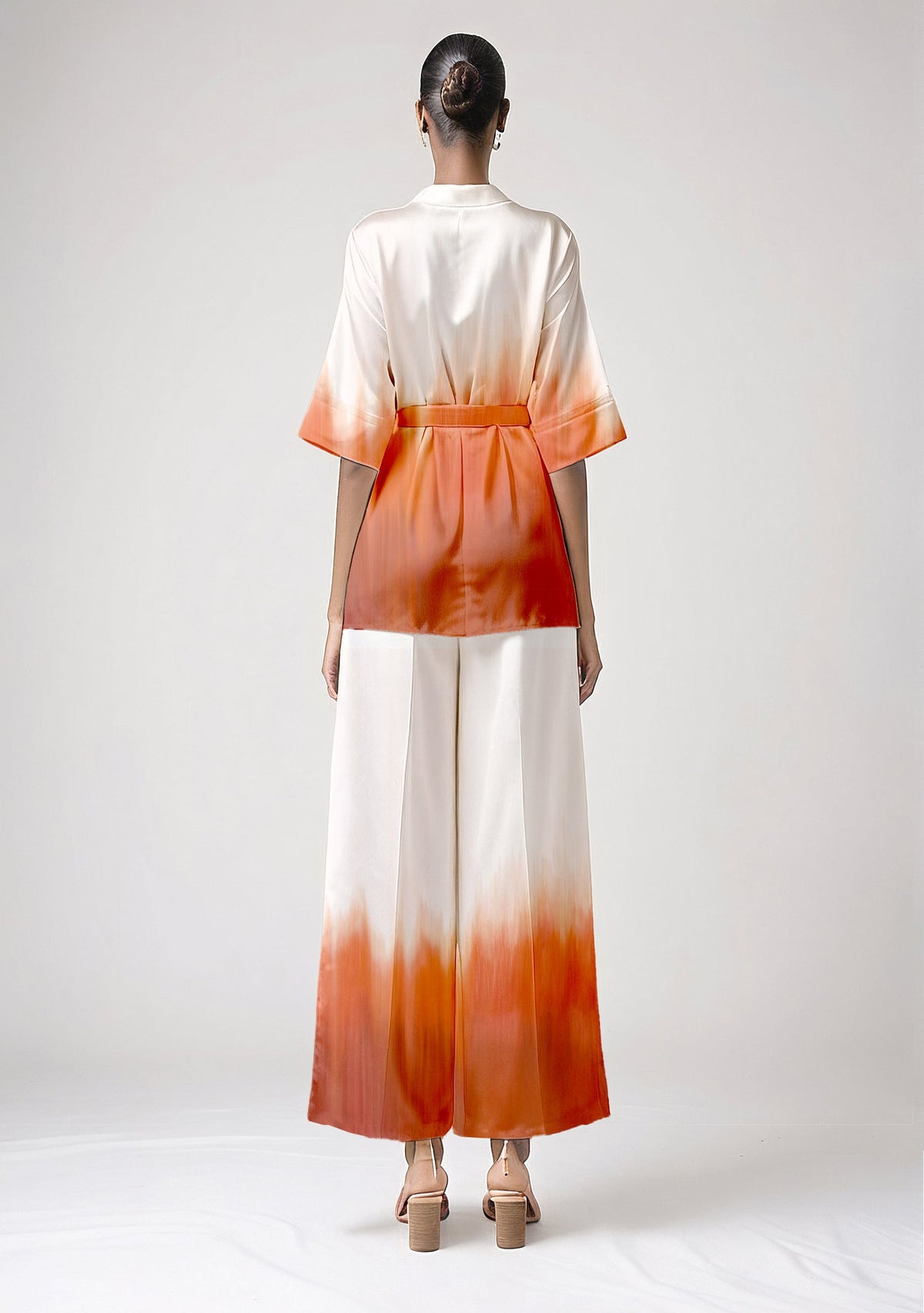 Movom Swimwear-Grace Pajama Style Shirt-Kimono-4-roqelvaxirum.shop