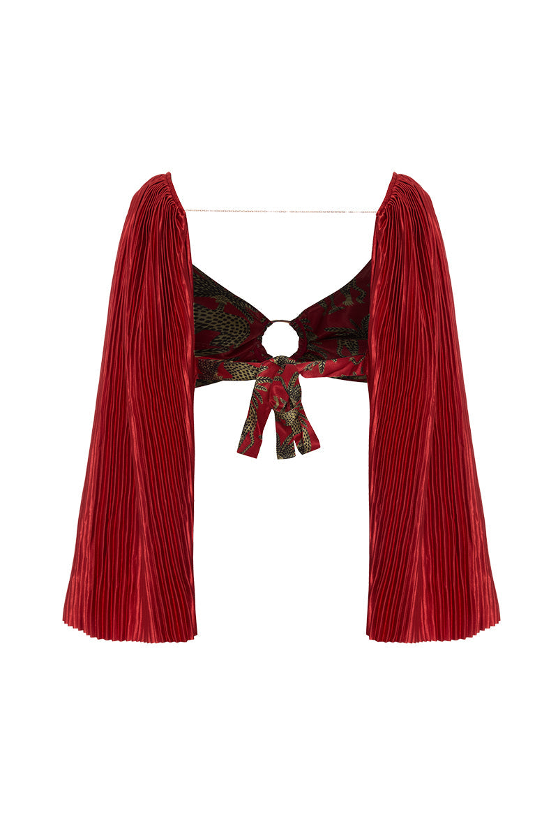 Movom Swimwear-Jagger Bell Sleeves Top-Bluz-2-roqelvaxirum.shop