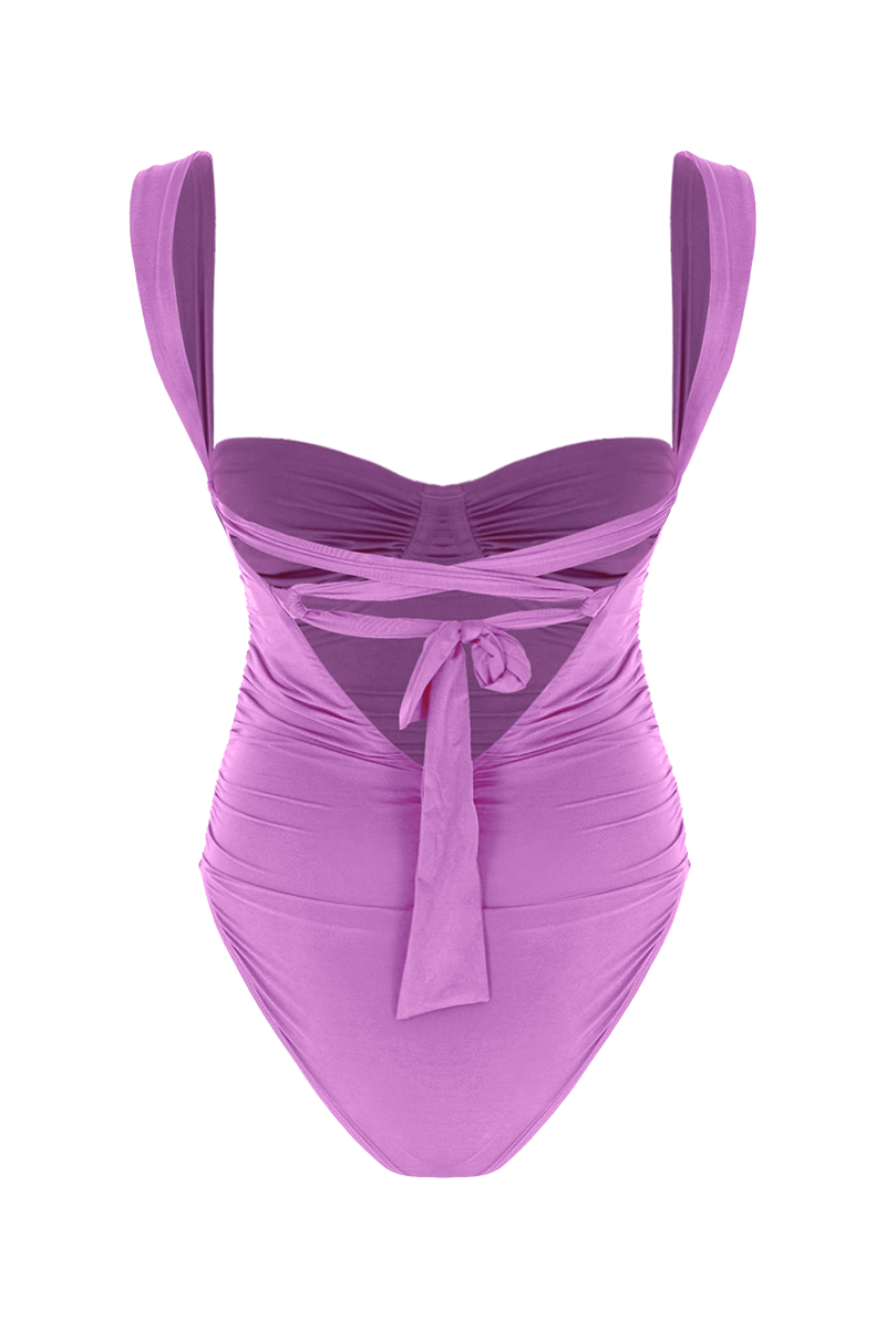 Movom Swimwear-Pixie Ruched Underwire Swimsuit-Bikini & Mayo-6-roqelvaxirum.shop