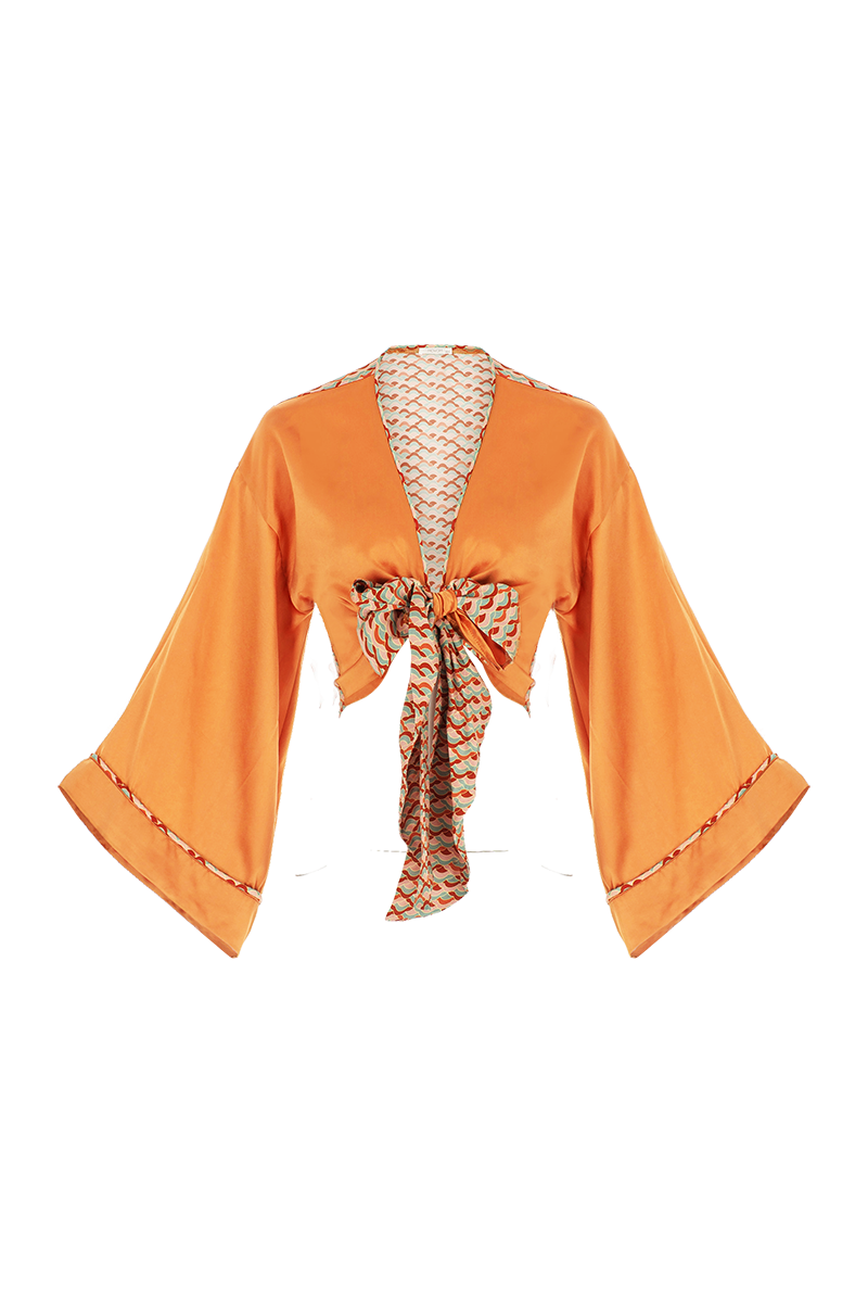 Movom Swimwear-Rory Tie Front Blouse🌱-Bluz-6-roqelvaxirum.shop