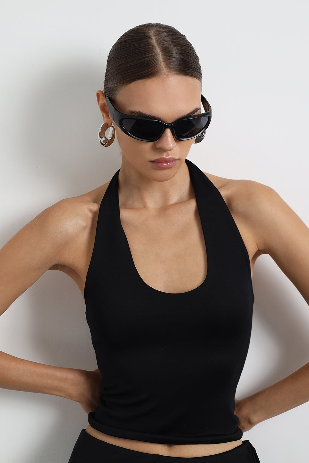 Zyra Halter Yaka Modal Top - 0