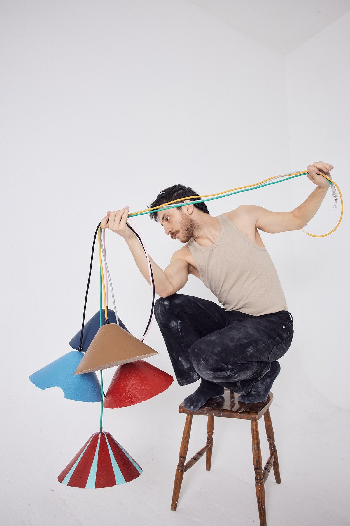 Mujj Objects-Mini Pendant Light Funnel-Avize-7-roqelvaxirum.shop