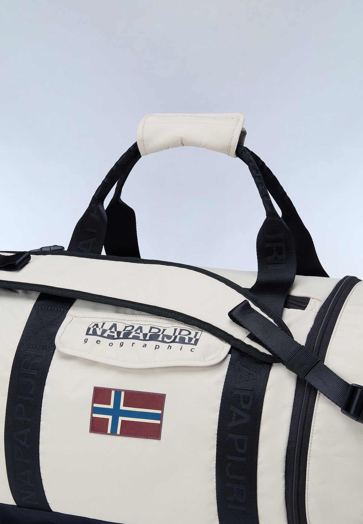 Napapijri-Bering Travel Beige Silver N90-Bavul & Seyahat Çantası-3-roqelvaxirum.shop