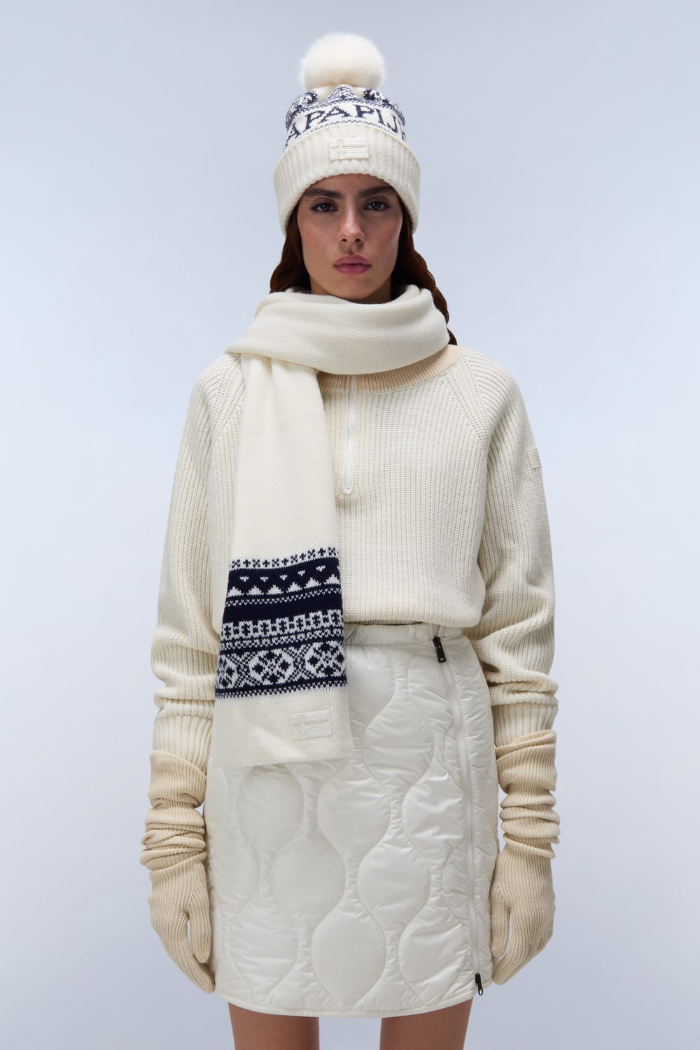 Napapijri-F-Soiusa Scarf W White Heron-Atkı-2-roqelvaxirum.shop