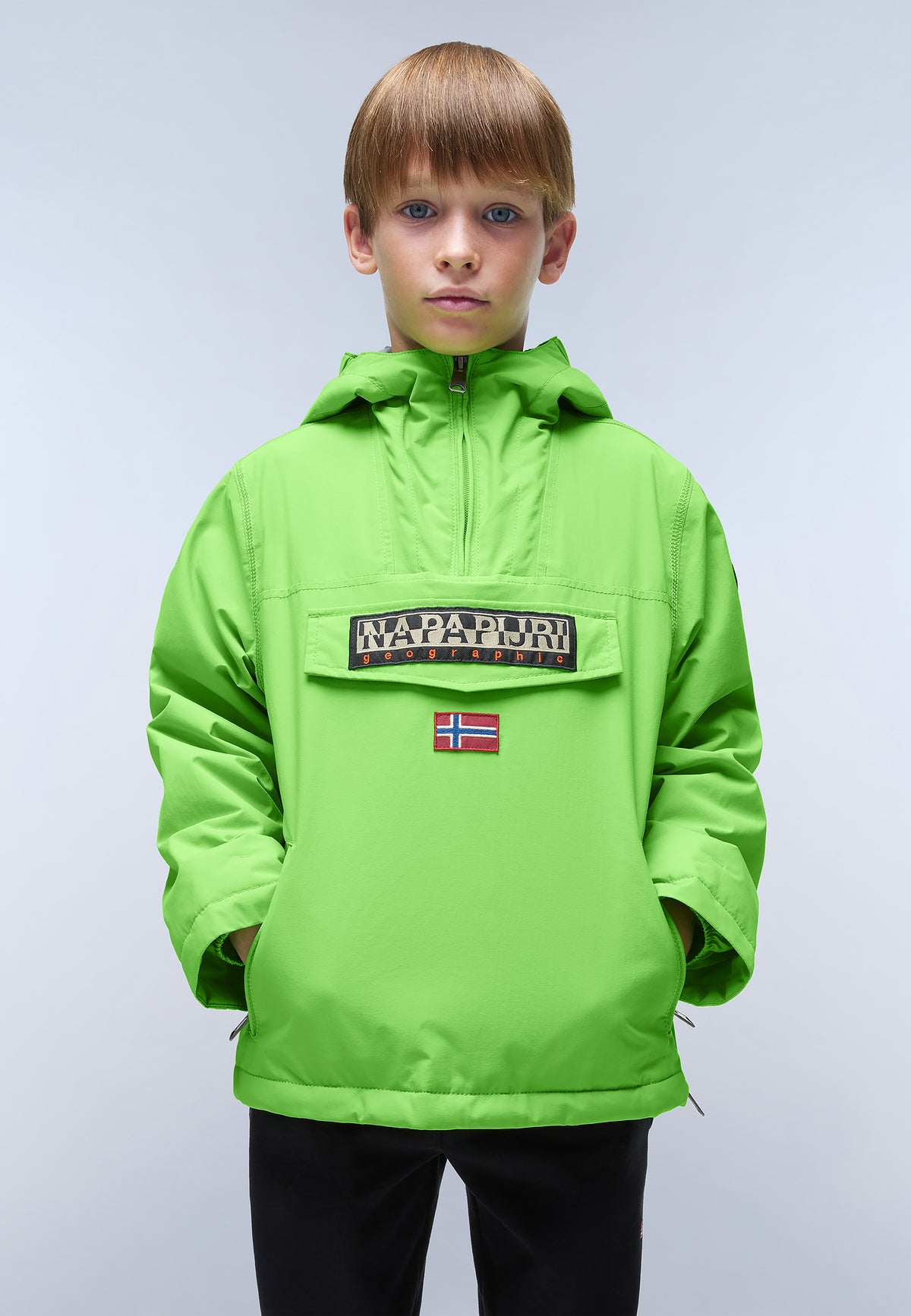 Napapijri-Kids Rainforest Pocket 2 Green Macaw-Yağmurluk-3-roqelvaxirum.shop