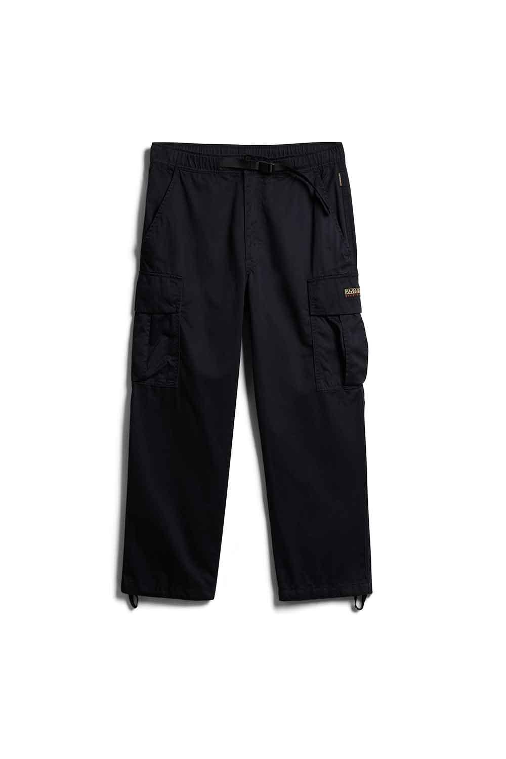 Napapijri-M-Dru 1 Black-Pantolon-1-roqelvaxirum.shop