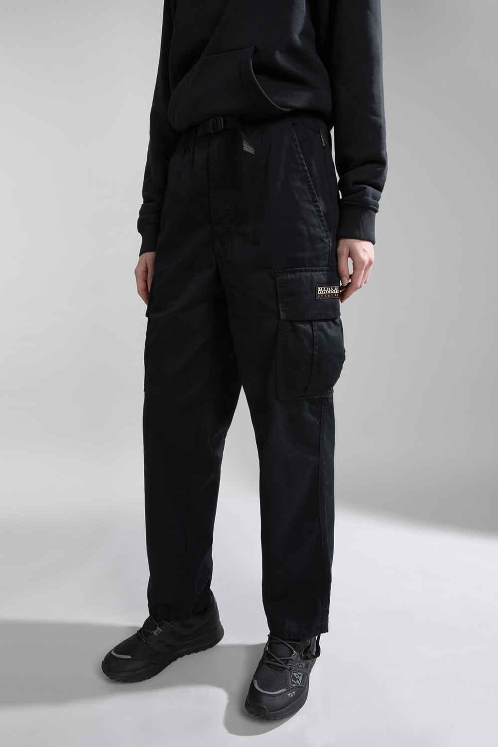 Napapijri-M-Dru 1 Black-Pantolon-4-roqelvaxirum.shop