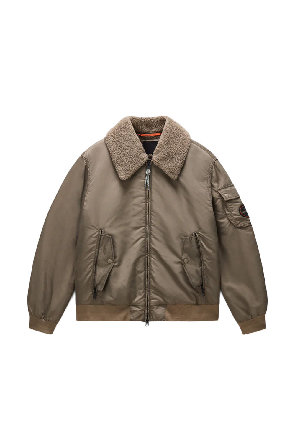 Napapijri-Nemes Fallen Rock Erkek Haki Bomber Mont-Mont-1-roqelvaxirum.shop