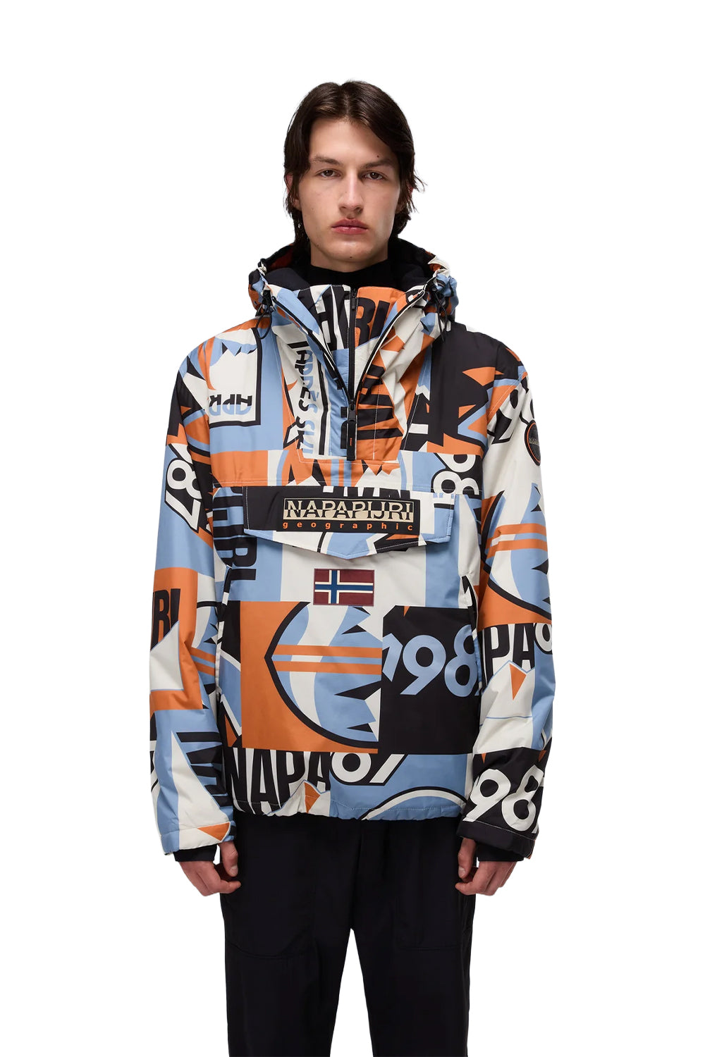 Napapijri-Rainforest Next Anorak Jacket Çok Renkli Erkek Mont-Mont-8-roqelvaxirum.shop