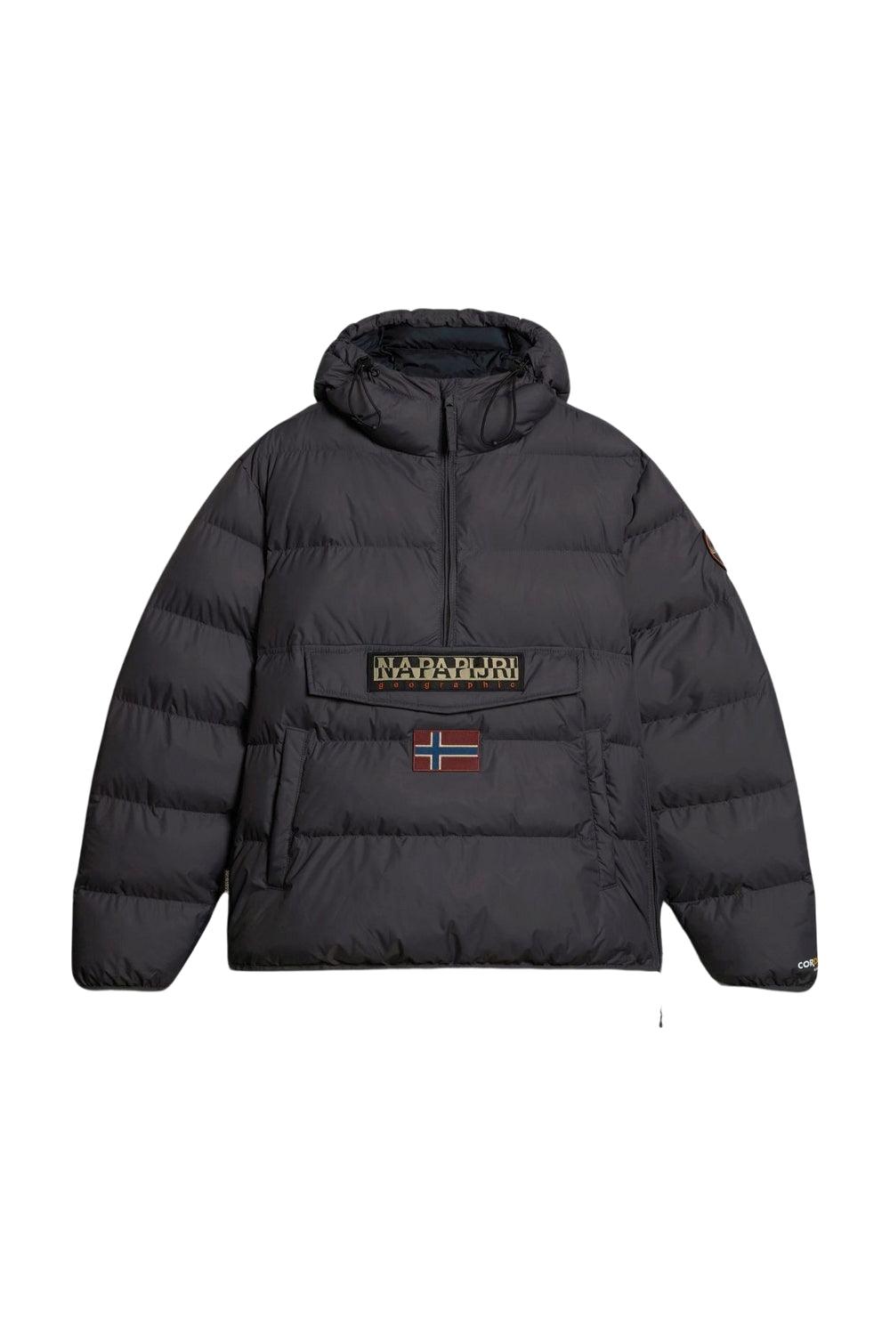 Napapijri-Rainforest OP WI PUF Dark Grey Solid-Yağmurluk-1-roqelvaxirum.shop
