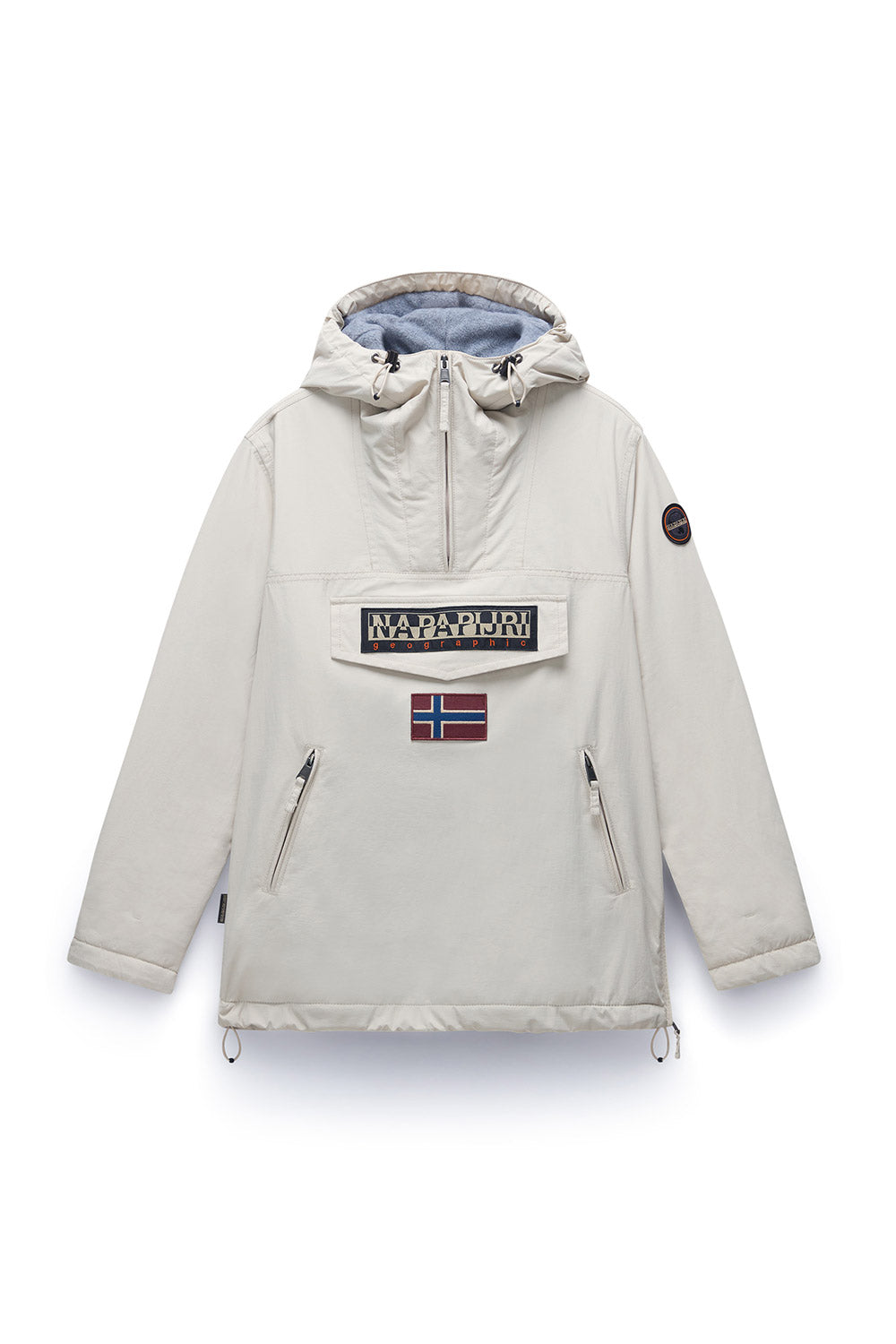 Napapijri-Rainforest W PKT 4 Beige Silvr N90-Yağmurluk-1-roqelvaxirum.shop