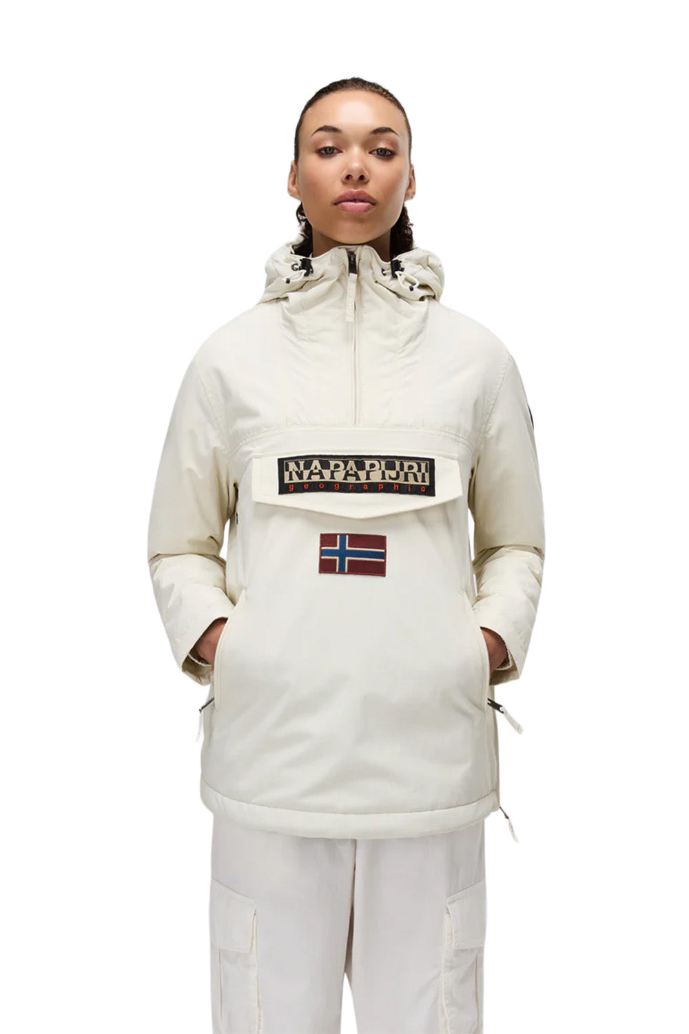 Napapijri-Rainforest W Pkt 4 Bej Kadın Mont-Mont-7-roqelvaxirum.shop