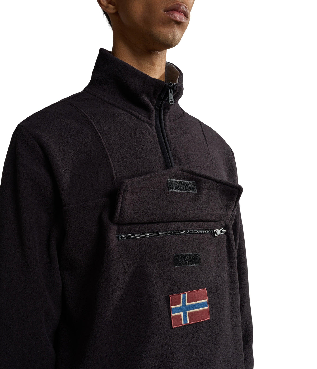 Napapijri-T-Burgee HZ Black-Sweatshirts & Hoodies-5-roqelvaxirum.shop