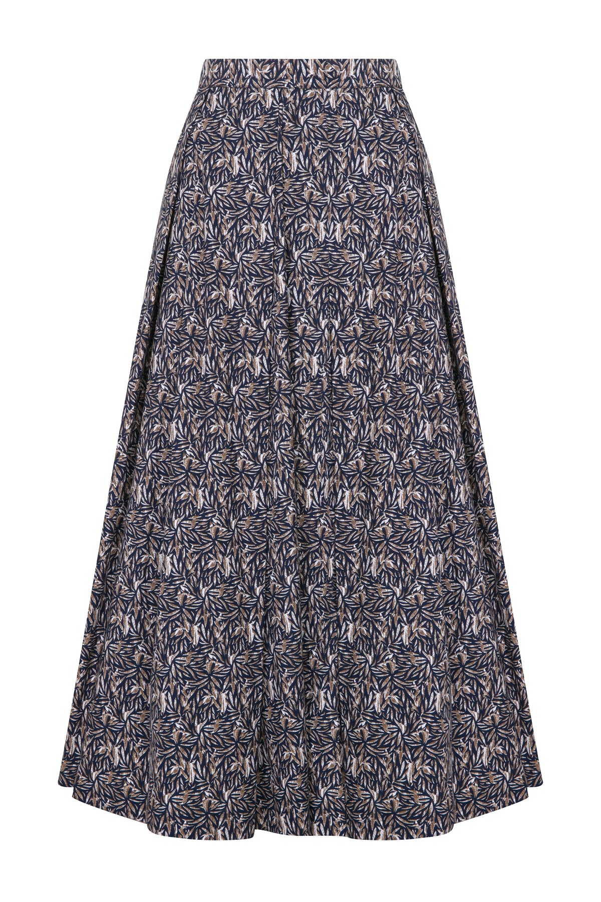 Nazlı Ceren-June Koton Midi Etek Brown-Etek-1-roqelvaxirum.shop