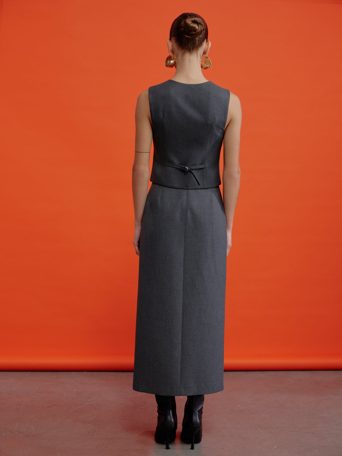 Nazlı Ceren-Lea Maksi Etek Gri-Etek-2-roqelvaxirum.shop