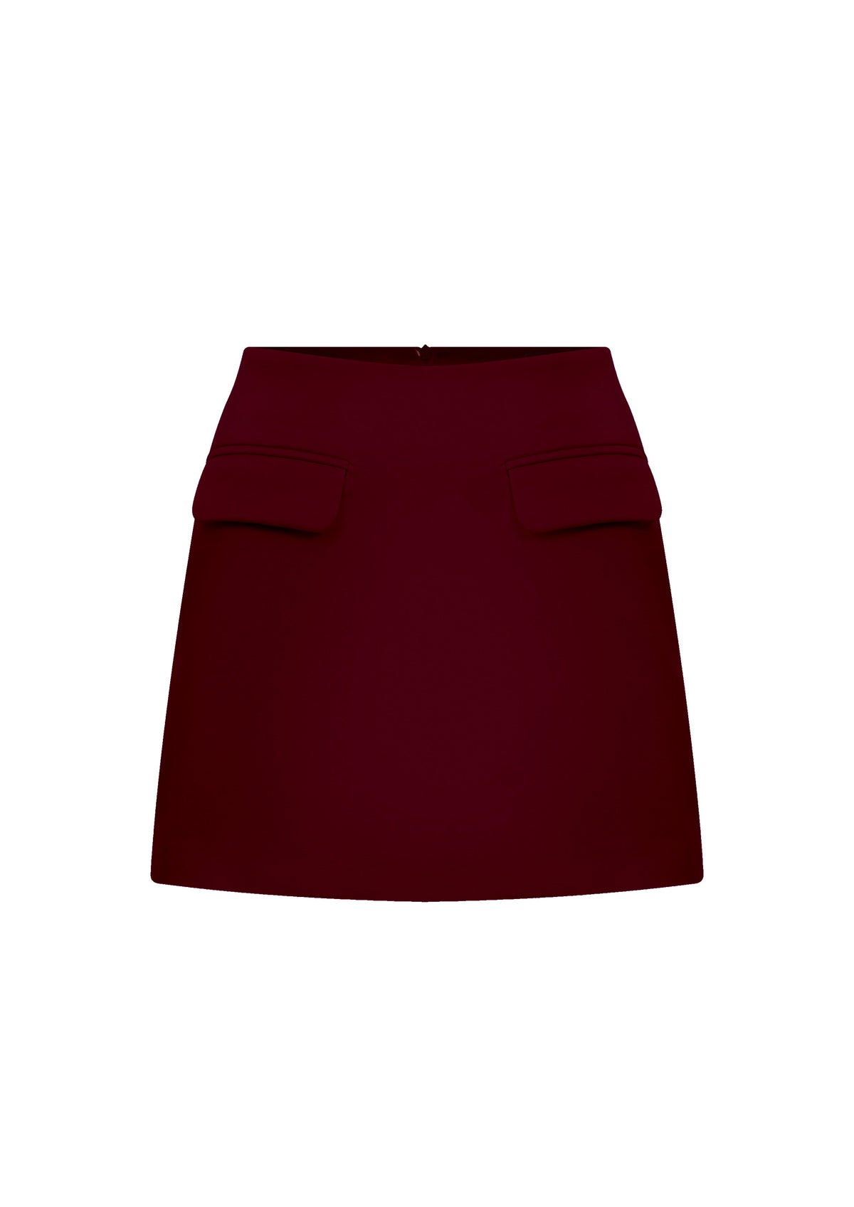 Nazlı Ceren-Marde Mini Etek Bordo-Etek-3-roqelvaxirum.shop