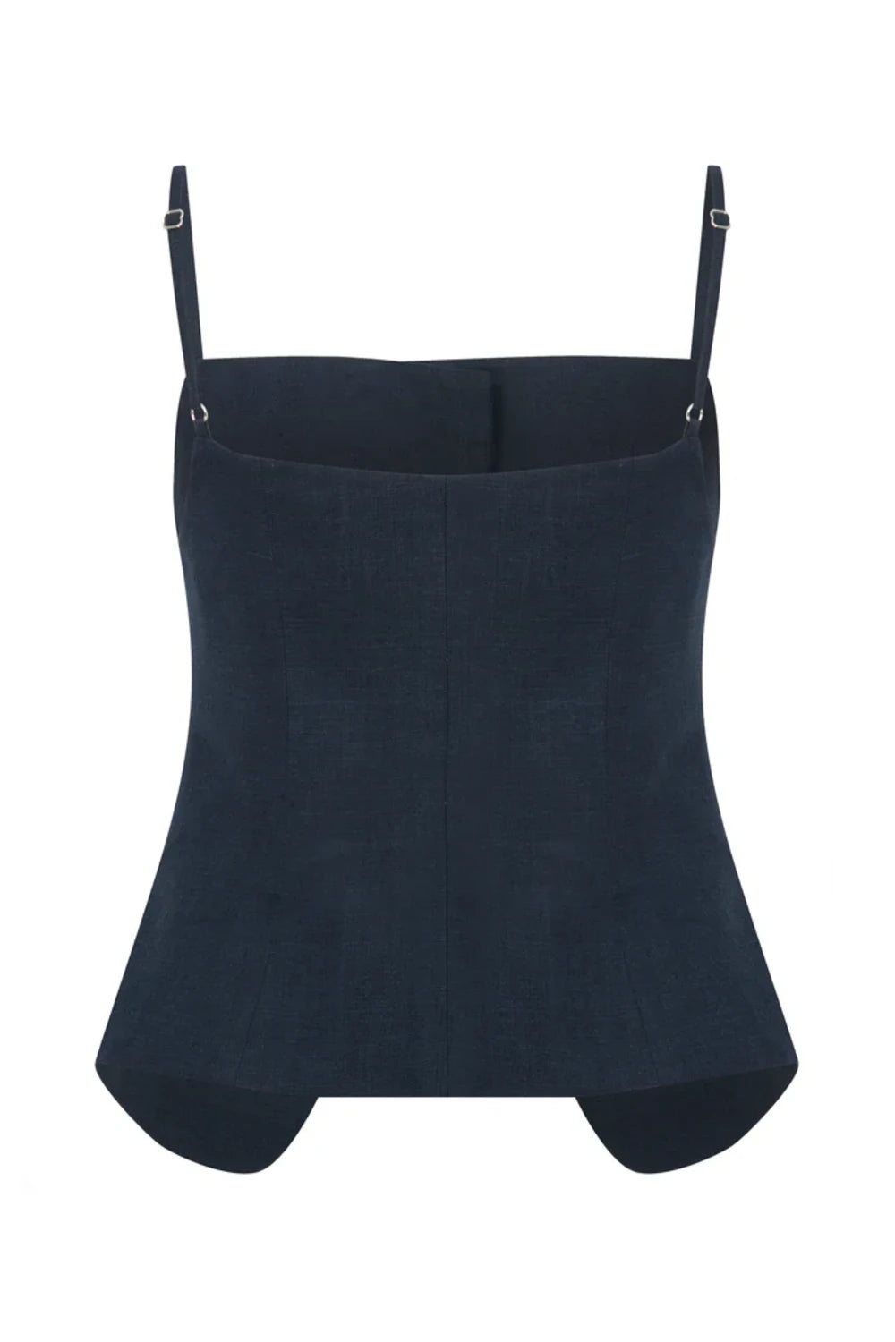 Nazlı Ceren-Marona Keten Top Dark Navy-Top-2-roqelvaxirum.shop