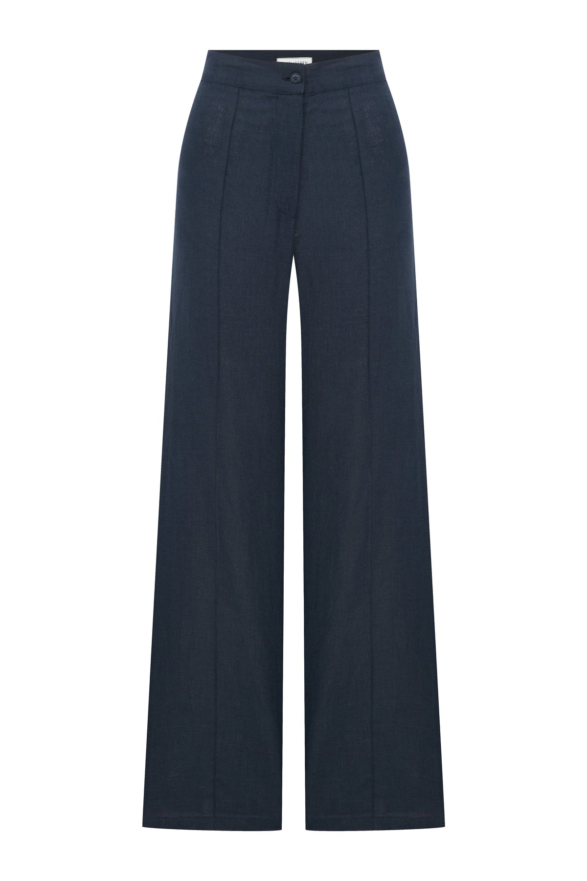 Nazlı Ceren-Millie Keten Pantolon Dark Navy-Pantolon-1-roqelvaxirum.shop