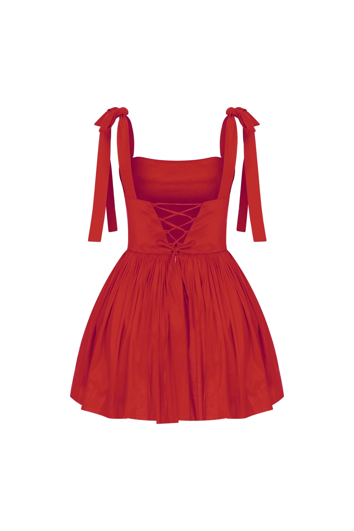 Nazlı Ceren-Sibby Mini Elbise Rouge-Elbise-2-roqelvaxirum.shop