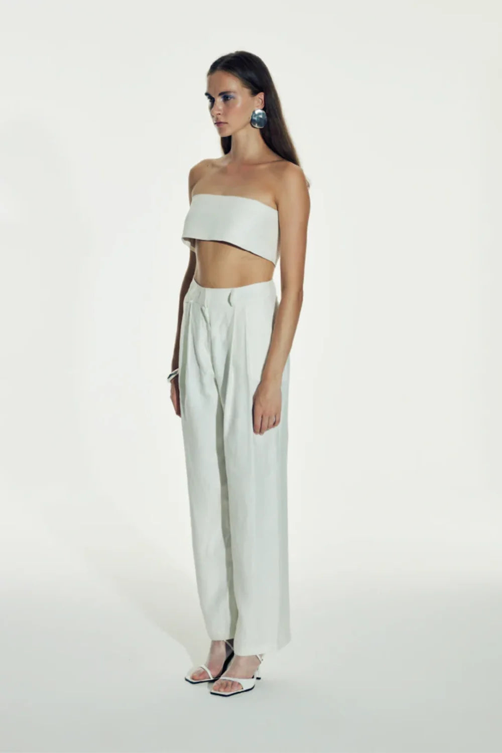 Nazlı Ceren-Tina Keten Pantolon White Sand-Pantolon-6-roqelvaxirum.shop