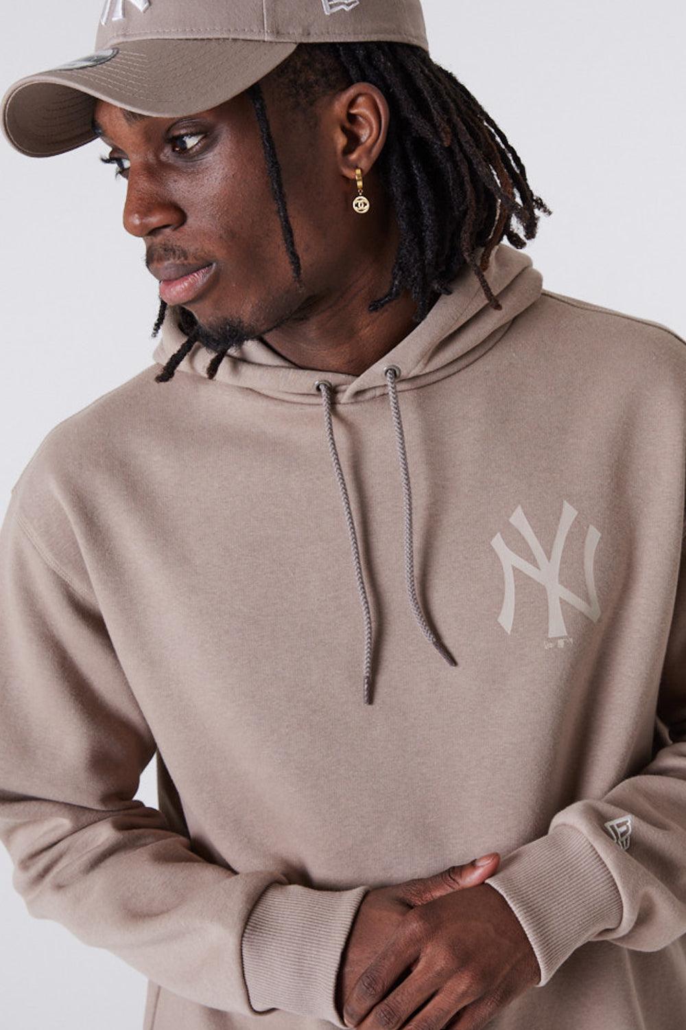 New Era-MLB League Essential Oversized Hoodie Brown-Sweatshirts & Hoodies-5-roqelvaxirum.shop