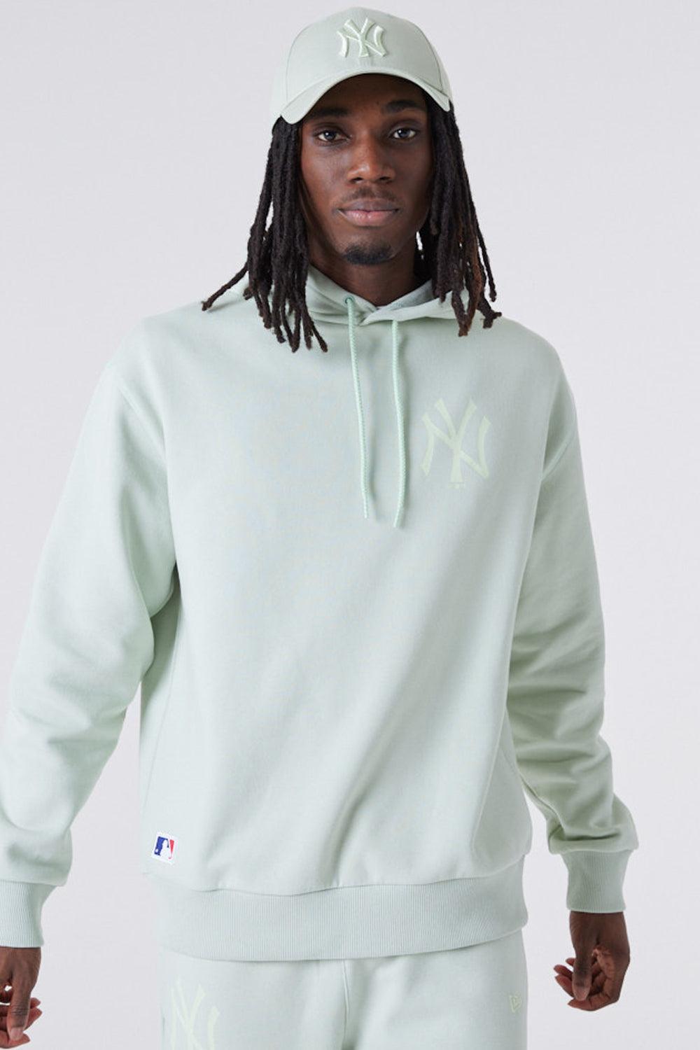 New Era-MLB League Essential Oversized Hoodie Green-Sweatshirts & Hoodies-1-roqelvaxirum.shop