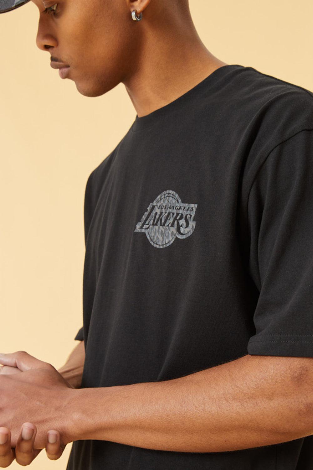 New Era-NBA Seasonal Infill Oversized Tee Los Angeles Lakers-T-Shirts-5-roqelvaxirum.shop