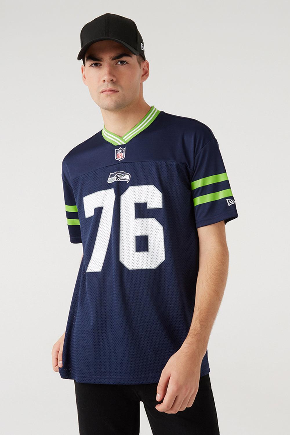 New Era-NFL Logo Oversized Tee Seattle Seahawks-T-Shirts-1-roqelvaxirum.shop