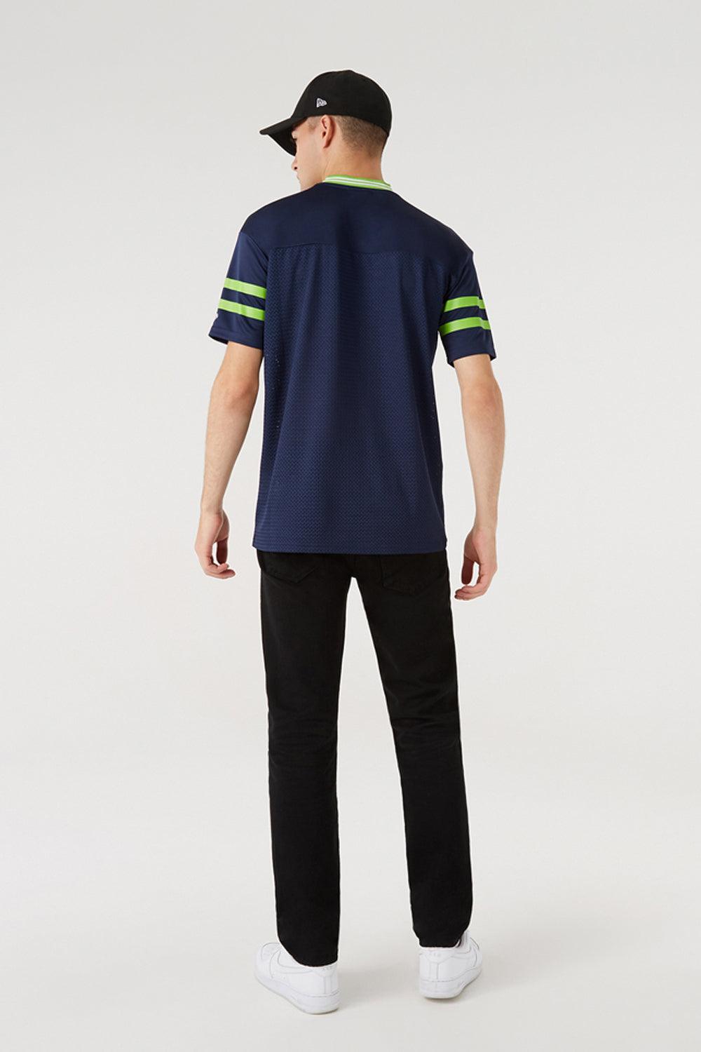 New Era-NFL Logo Oversized Tee Seattle Seahawks-T-Shirts-2-roqelvaxirum.shop