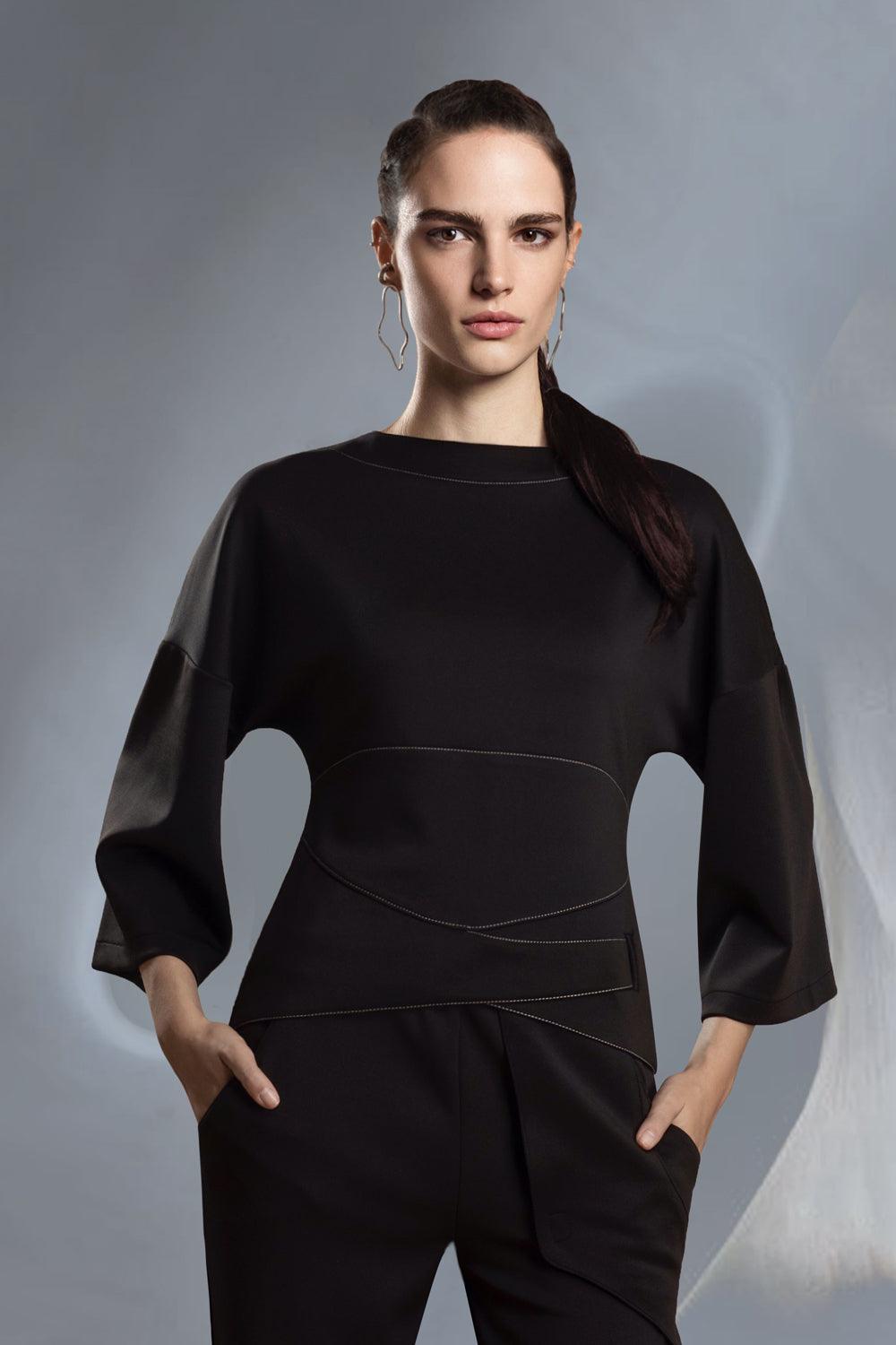 Nil Ergüven-Nova Kazak Siyah-Kazak & Triko-1-roqelvaxirum.shop
