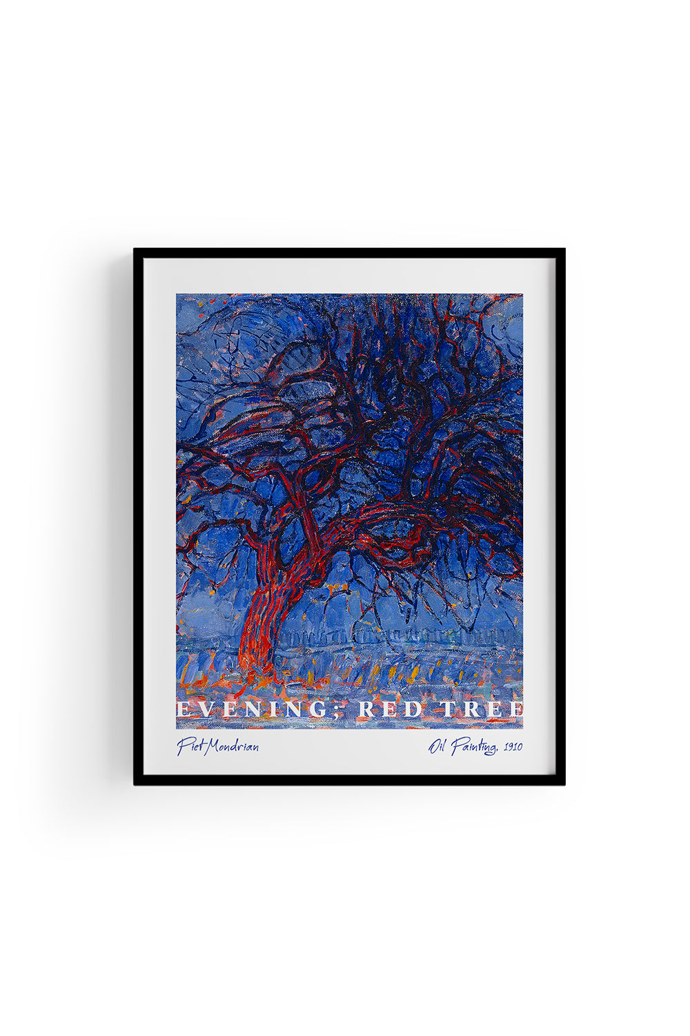 ODA.products-Evening; Red Tree, Piet Mondrian | Ünlü Ressam Tablosu-Tablo-3-roqelvaxirum.shop