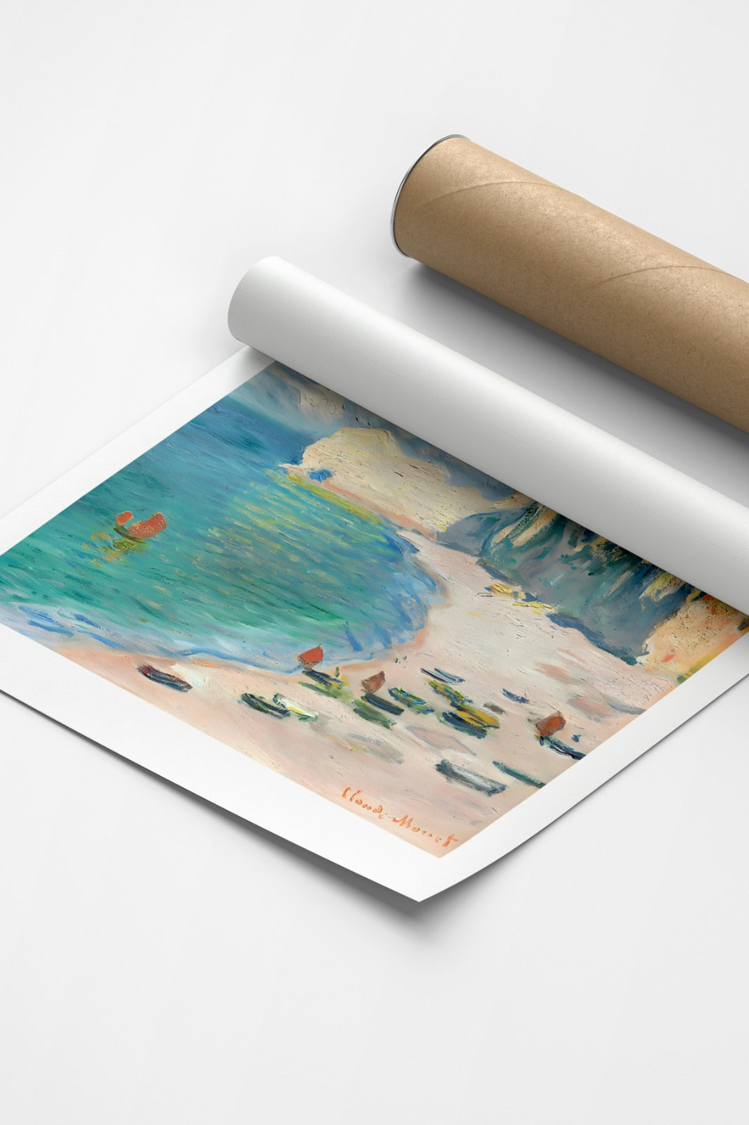 ODA.products-The Beach And The Falaise D'amont, Claude Monet | Ünlü Ressam Tablosu-Tablo-2-roqelvaxirum.shop