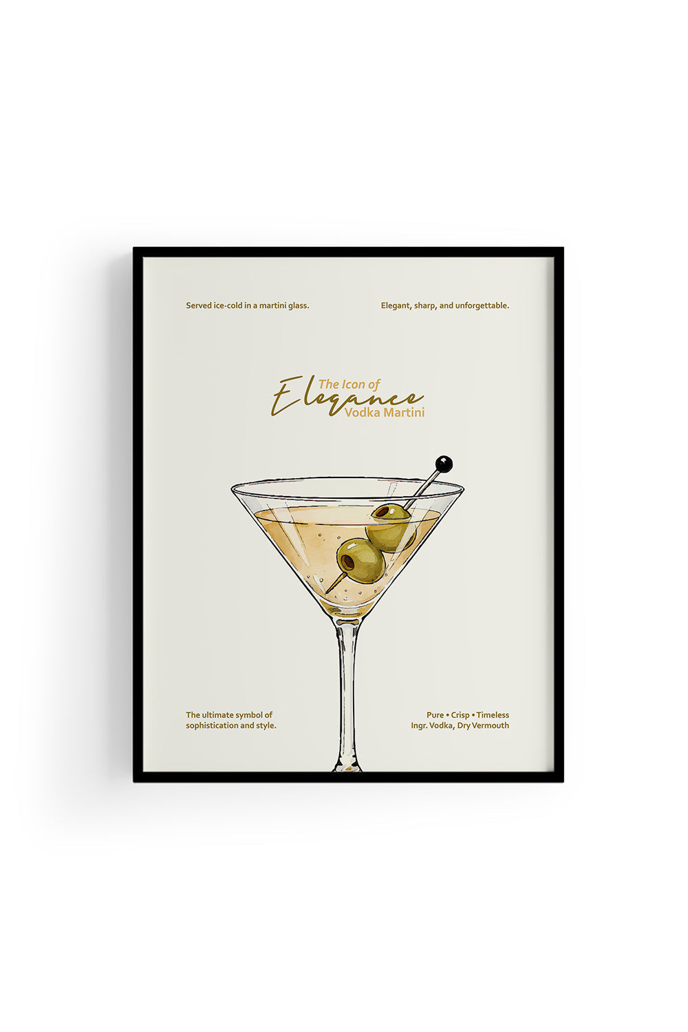 Vodka Martini Kokteyl Posteri - 7