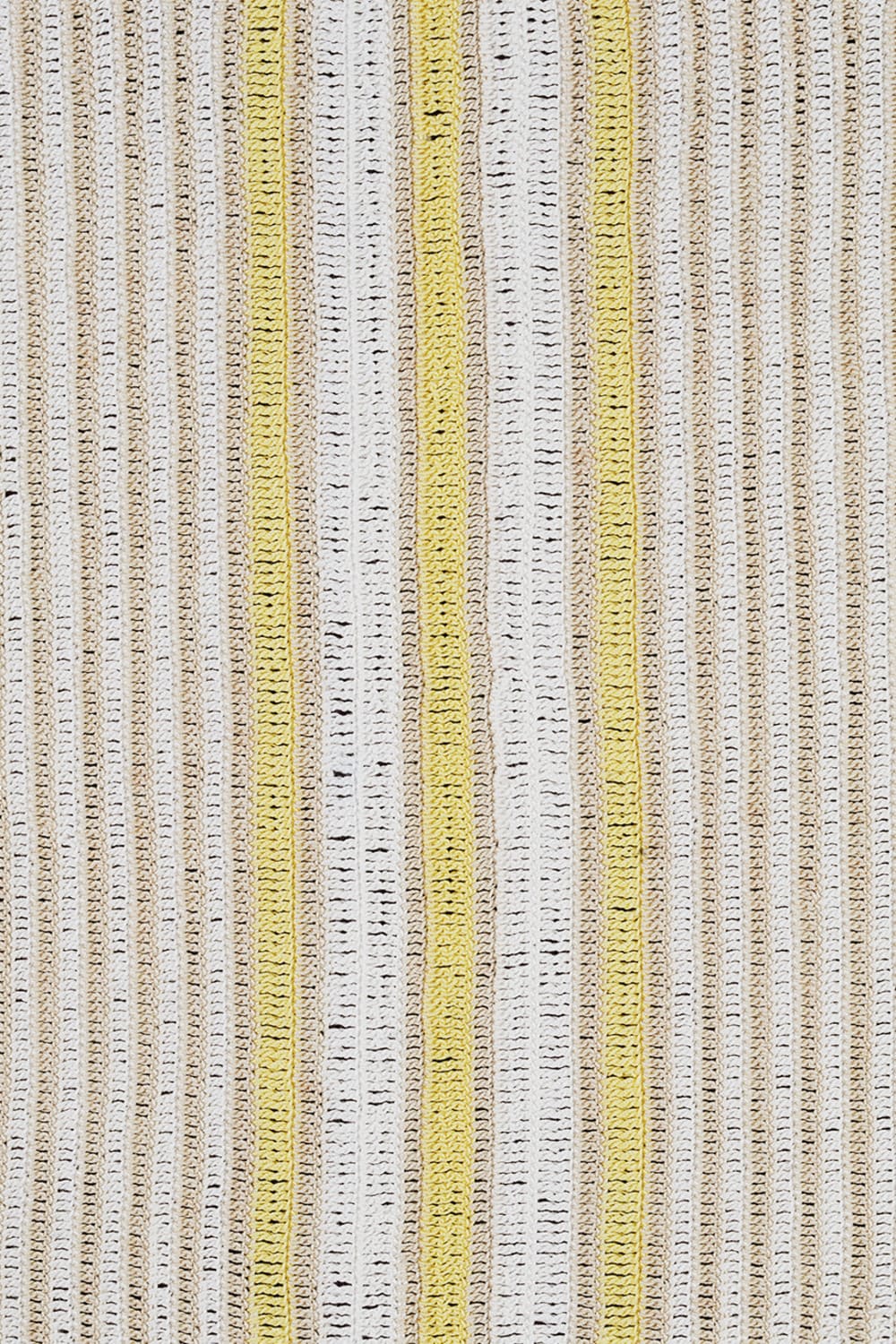 OHM Handmade-Krem Bej Sarı Multi Stripes El İşi Dantel Örtü-Dantel Örtüler-3-roqelvaxirum.shop