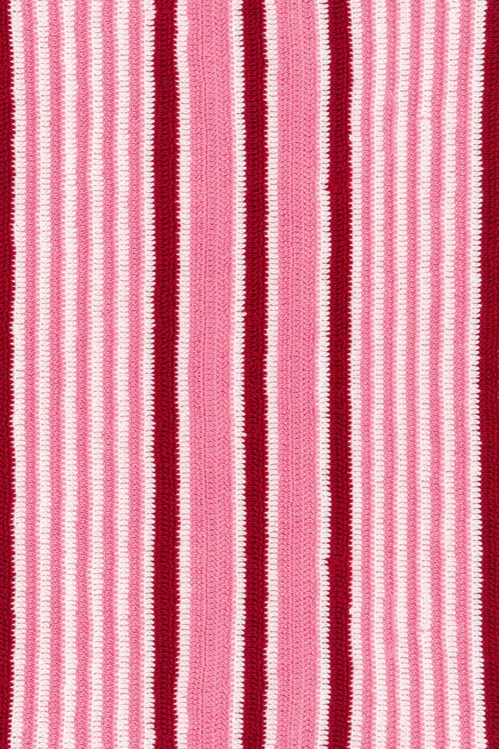 OHM Handmade-Pembe Beyaz Kırmızı Multi Stripes El İşi Dantel Örtü-Dantel Örtüler-3-roqelvaxirum.shop