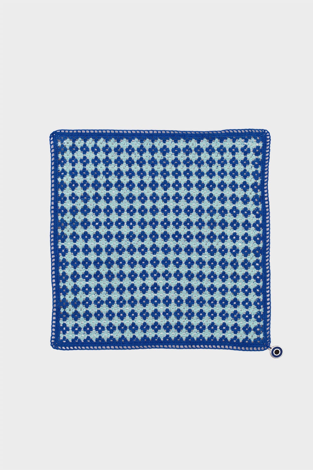 OHM Handmade-Saks Mavi Optimist El İşi Dantel Örtü-Dantel Örtüler-1-roqelvaxirum.shop