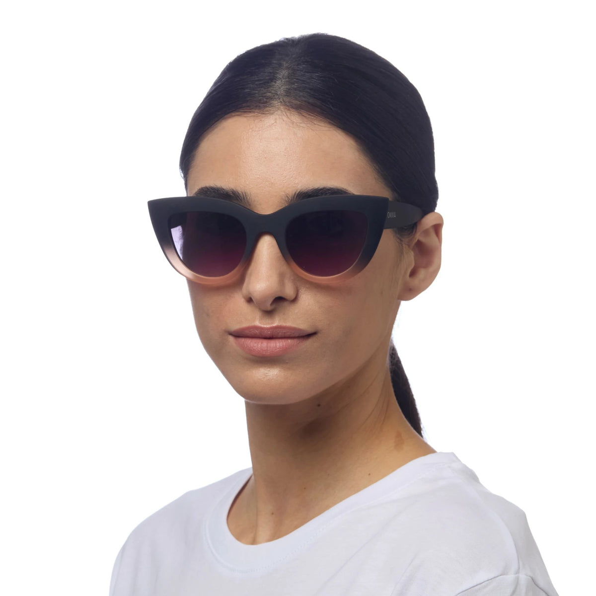 Okkia-Okkia Claudia Big Cat Güneş Gözlüğü Black Rose-Güneş Gözlüğü-2-roqelvaxirum.shop