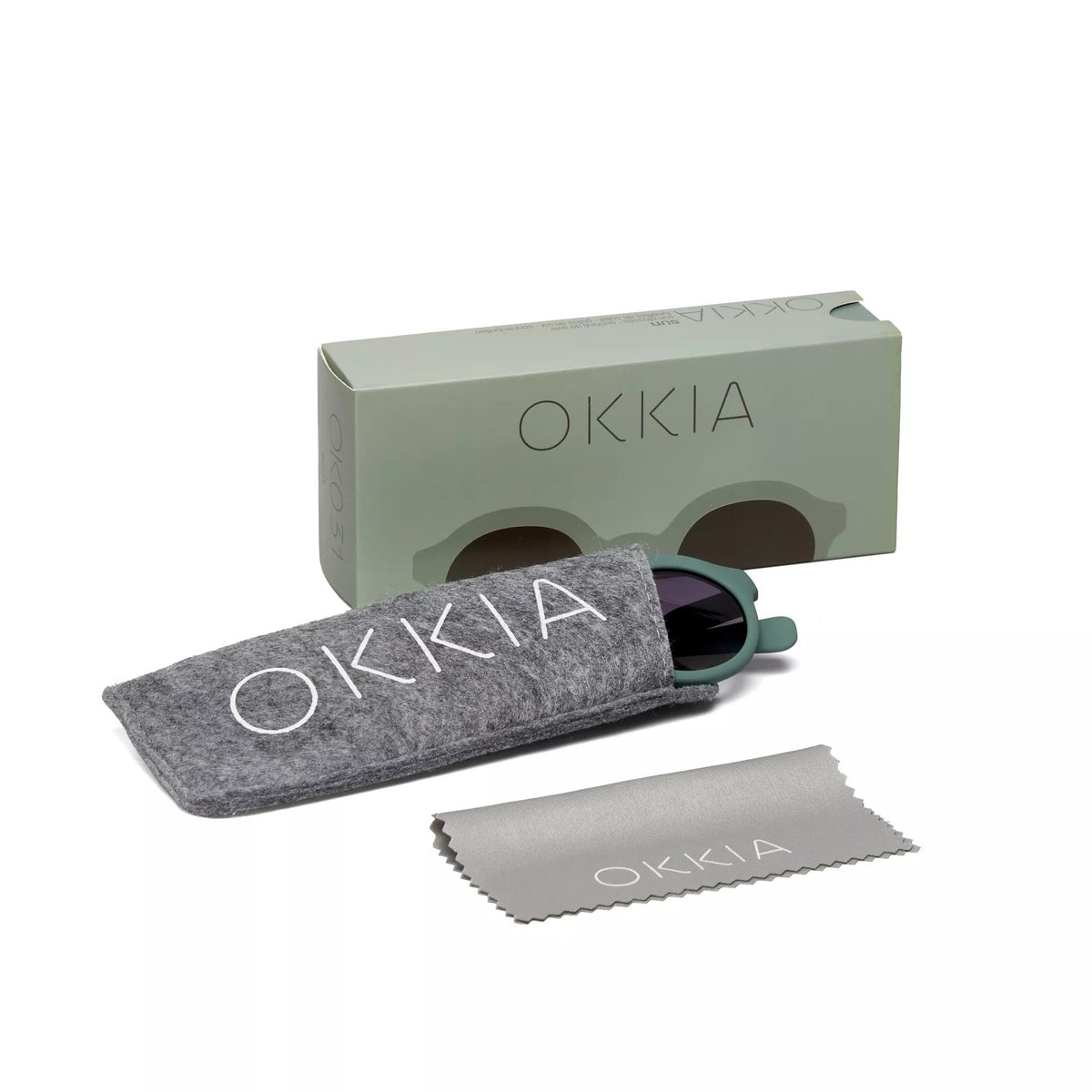Okkia-Okkia Lauro Unisex Yeşil Güneş Gözlüğü Siyah Gradyan-Güneş Gözlüğü-5-roqelvaxirum.shop