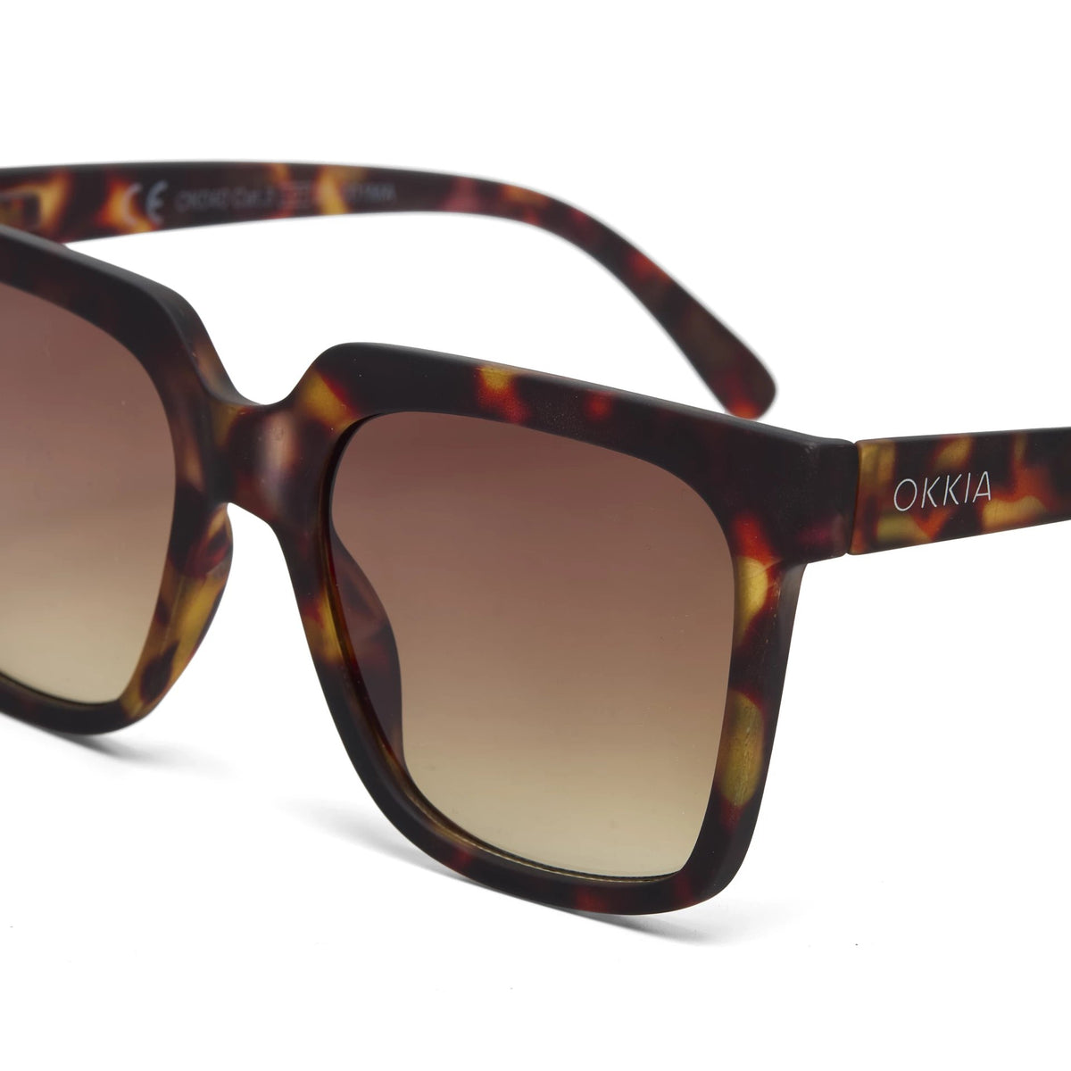 Okkia-Okkia Roma Unisex Klasik Havana Güneş Gözlüğü Kahverengi Degrade-Güneş Gözlüğü-4-roqelvaxirum.shop
