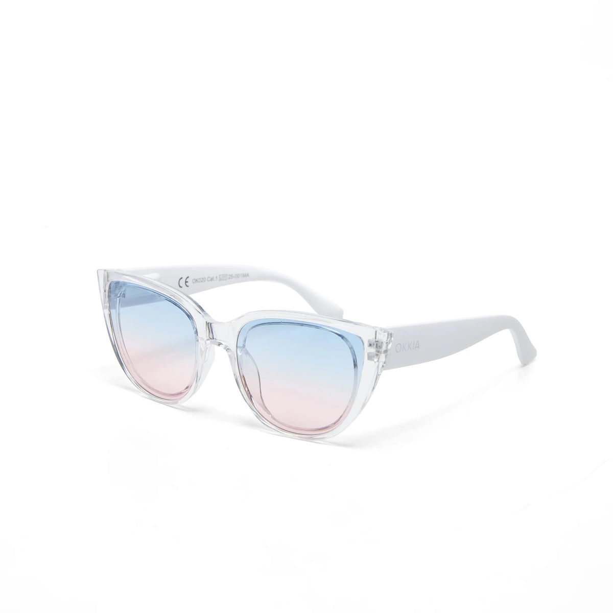 Okkia-Okkia Silvia Güneş Gözlüğü Blue/Pink Degrade-Güneş Gözlüğü-6-roqelvaxirum.shop