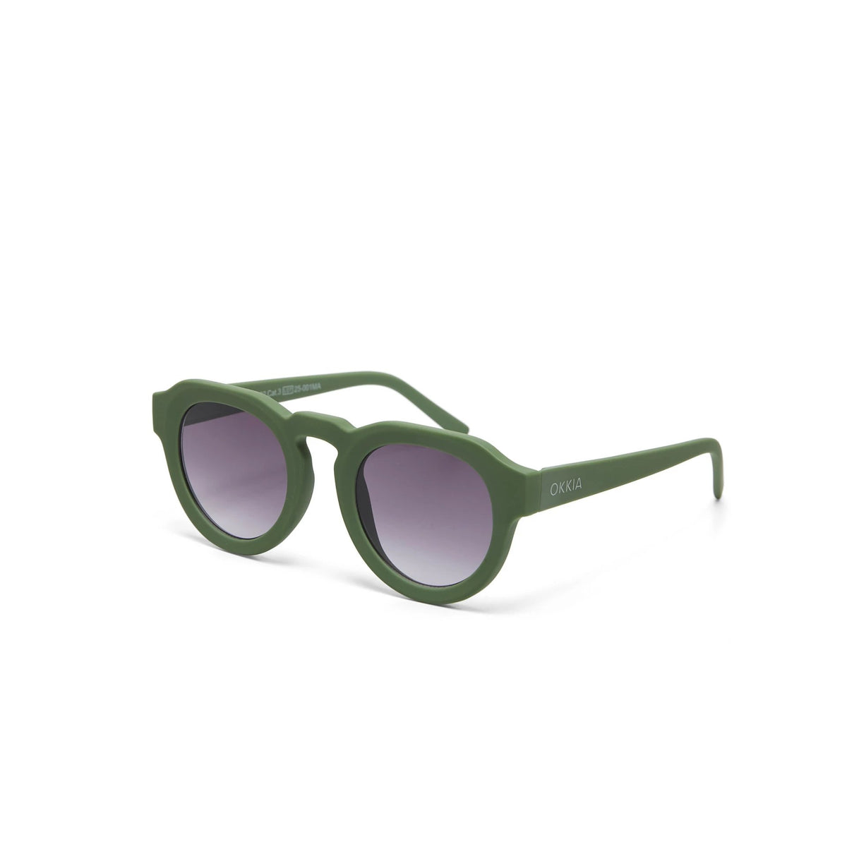 Okkia-Okkia Zeno Round Unisex Verde Güneş Gözlüğü Siyah Degrade-Güneş Gözlüğü-4-roqelvaxirum.shop