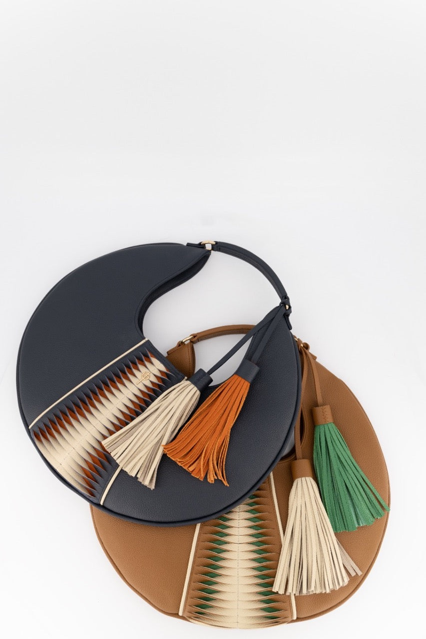Otrera-Libertas Hobo - Tan & Green-El Çantası-2-roqelvaxirum.shop