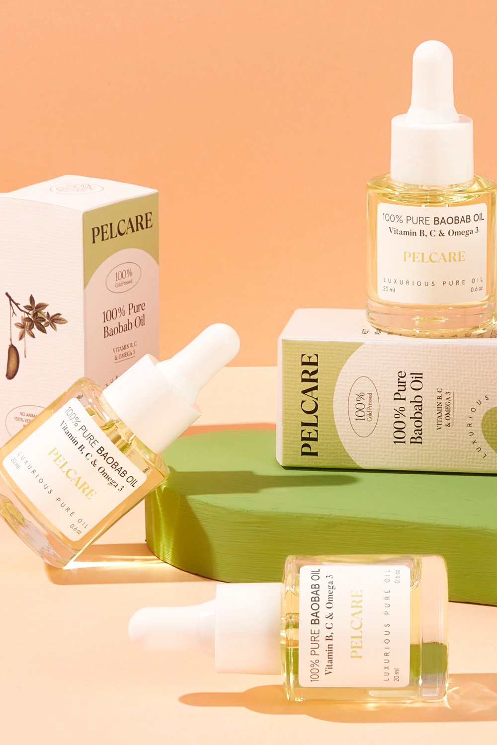 Pelcare-100% Pure Baobab Oil - Egzama Karşiti Doğal Yağ-Cilt Bakımı Yağları-2-roqelvaxirum.shop