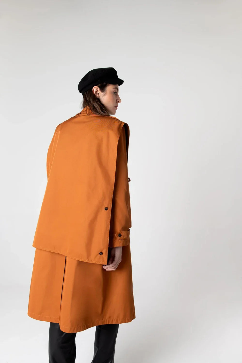 Peploum-Beatrice Asymmetric Piece Trenchcoat-Trençkot-5-roqelvaxirum.shop