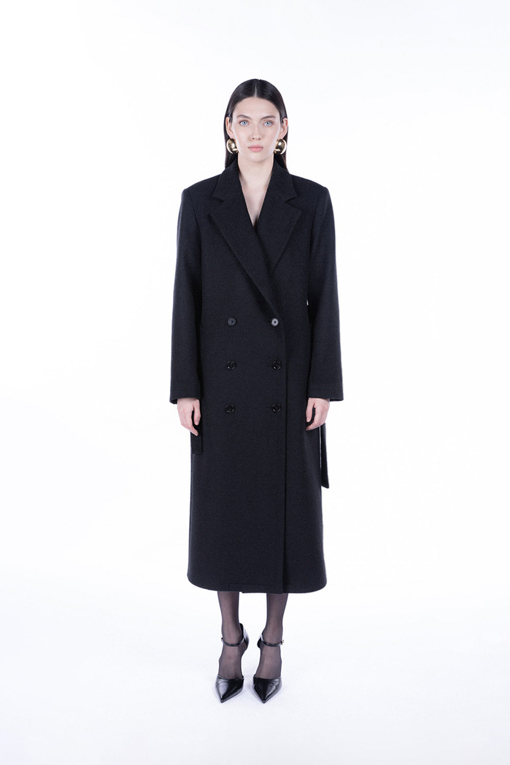 Peploum-Harlow Wool Blend Suiting Coat-Kaban-1-roqelvaxirum.shop