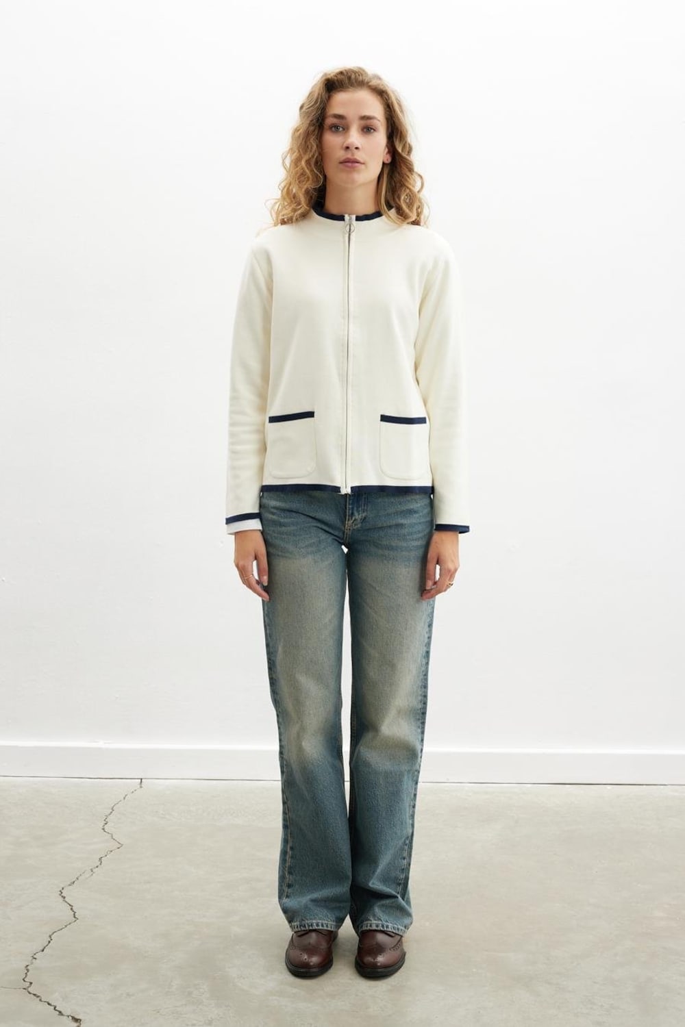 Peraluna-Summer Cardigan Fermuarlı Cepli Organik Pamuk Çelik Örgü Yazlık Kadın Triko Hırka-Kazak & Triko-8-roqelvaxirum.shop